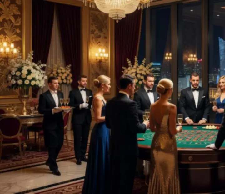 Ekskluzywna gala branży finansowej w eleganckiej warszawskiej sali