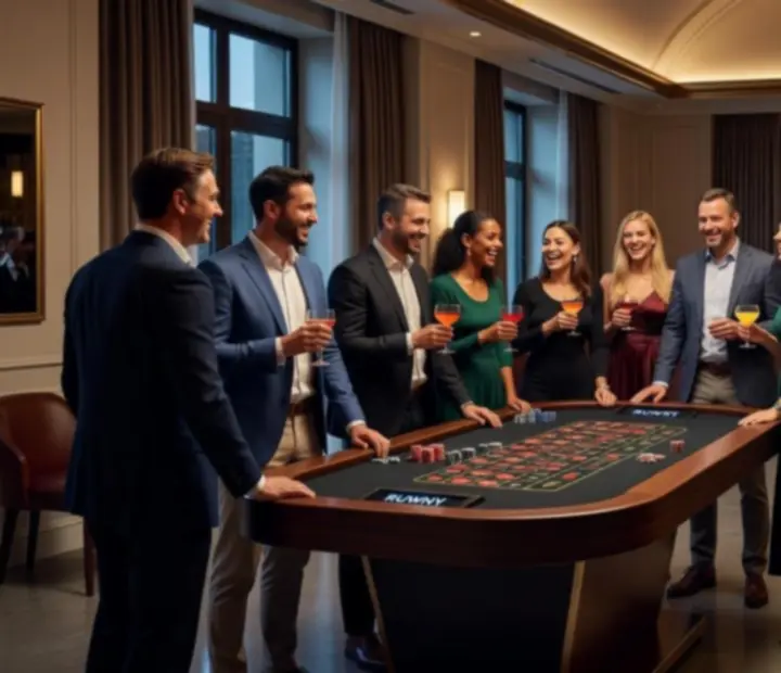 Wieczór integracyjny zespołu IT w hotelu butikowym z kasynową strefą gier i networkingiem